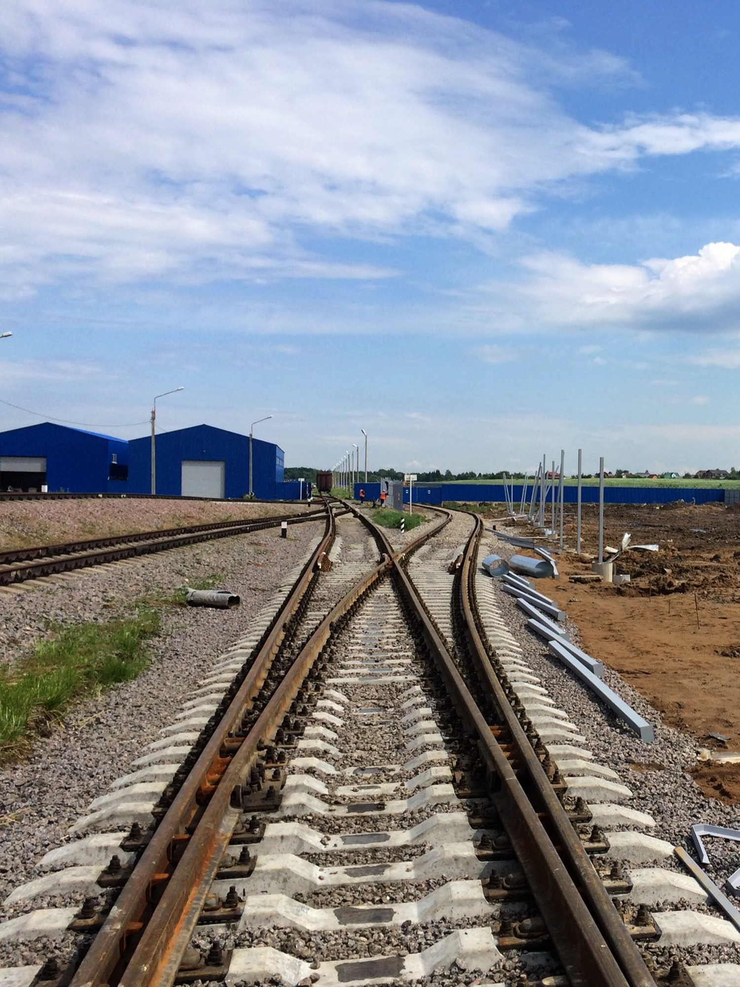Выполнение предпроектных проработок с последующей разработкой проекта на строительство комплекса складских помещений и железнодорожного пути необщего пользования